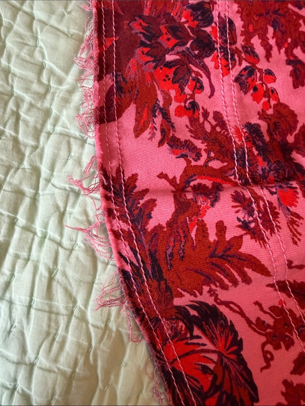 Pilcro Anthropologie Pink Floral Ruffle Swing Dress XL - Picture 3 of 8